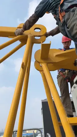 Professional 🤩 #crane #installation 