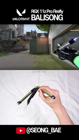 VALORANT RGX 11z Pro Firefly Balisong Combo IRL