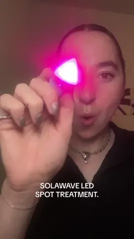LED device for acne?!  #solawave #ledskincare #acnetreatment #acnespottreatment #acneledlight #solawavebeauty @Solawave 