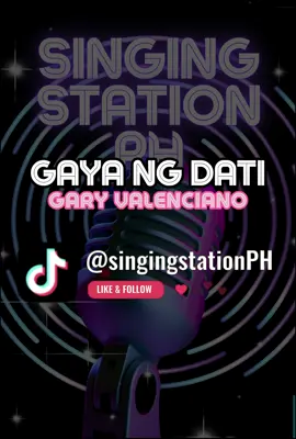 GAYA NG DATI - GARY VALENCIANO | Karaoke Version #singingstationph  #karaoke  #instrumental  #fyp  #fypシ  #foryou  #foryoupage  #songlyrics  #trending  #longervideos