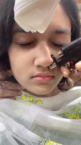 1st time nose piercing #foryoupage #fyp 