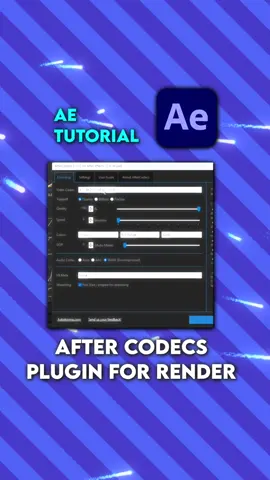 After codecs plugin to render your videos batter on AE 😉 #tuto #RENDER #aftereffects #aftereffectstutorial #helpforeditors #aetutorial #aftercodecs #codec #download #install #plugin #plugins #💗tutorialsforallapss💗 #vaszer #ae #ביתספרלעריכות🎓 #אפטראפקטס #מדריך ⚠️ ❗ The content is suitable for all ages And suitable for all countries, Does not endanger the viewers, the video is suitable for any viewer and there are no problems ⚠️❗