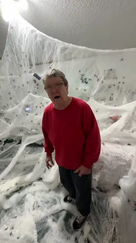 SPIDER PRANK ON GRANDMA! 👵🏼🕷️😂 #fyp #angrygrandma #comedy #hilarious #funny #viral #trending #bestof #youtube #aha #lmao #halloween #prank #makethisviral #trynottolaughtiktoktv 