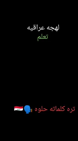 تعلم الهجه عراقيه حلوه 🇮🇶🗣️👩‍❤️‍👩#متابعه #لايك #البغداديه #امارات #دبي #بغداد#كوردستان #من بغداد 