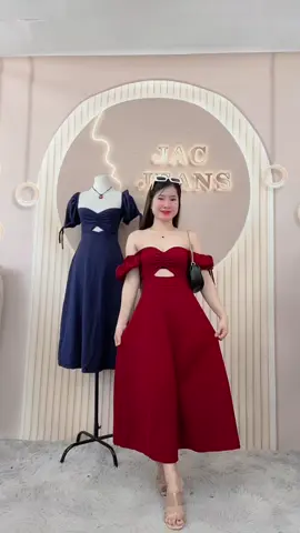 Korean Casual Outfit Puff Sleeves Maxi Dress for Women ✨🥰 #maxidress #dressforwomen #dressforwomentiktokshop 