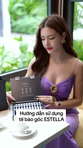 Hướng dẫ sử dụng tế bào gốc ESTELLA chăm sóc chuyên sâu vùng baby #estellakorea 