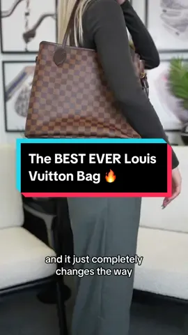 What is Louis Vuitton’s BEST bag? 🤔 The 2 in 1 bag that is timeless AND practical - the Neverfull MM Tote is a popular choice but did you know it can also change shape?! Which way do you prefer? 🤔