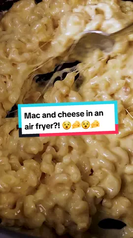 making a Mac and cheese in the air fryer?! 😵😵🧀 #food #macandcheese #airfryer #recipes #tiktokhalloween #fyp #fypシ 