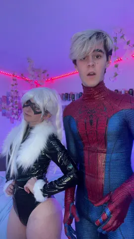 Black cat 🔛🔝@Ame ✧ ♡ 🍉  #fyp #fypシ #fypシ゚viral #spiderman #blackcat #marvel #spiderverse #jorocowastaken #ameamehaaa #eboy #egirl #cosplay #cosplayer #cosplaycouple #diy #ecouple 