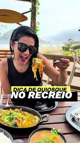 Dica de Quiosque no Recreio #recreiodosbandeirantes #dicas #gastronomia #quiosque #canaldoboraviajar #frutosdomar 