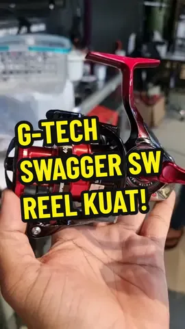 Reel pancing heavy duty, buat mancing mekong, kerapu naga, boron, baung ekor merah. G-Tech Swagger SW