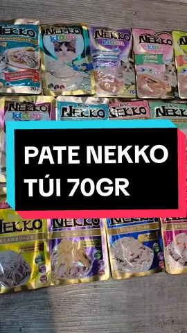 Pate nekko dinh dưỡng cho mèo, thức ăn cho mèo nekko #toppet #toppetshop #patemeo #patenekko #nekko 70g #patenekko  #reviewpatenekko 