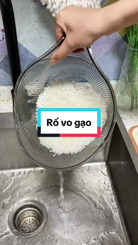 Rổ Vo Gạo,Rổ Rửa Trái Cây, Rau Củ Đa Năng Có Lỗ Thoát Nước Thông Minh #rovogao #rothoatnuoc #roruahoaqua #dexuatvideo #xuhướng 
