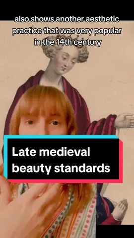 Women's beauty in the middle of ages #medieval #fashion #beauty #joanofkent #elizabethwoodville #historytok #historytiktok 