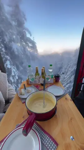 fondue with a view🏔️🫕 #switzerland #zurich #lucerne #swiss #winter #fondueswitzerland #thingstodoinswitzerland #foodzurich #foodlucerne #gondola #bucketlistswitzerland