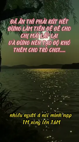 Nếu đã ăn thì nên rút hết nha các bạn#dautu #tamtrang #cobacmang #taichinh