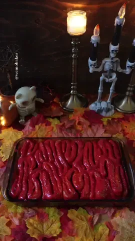 Cinnamon rolls ✨ bl00dy intestines edition ✨ RECIPE: ill be up on my youtube, (wemobakes) 🖤 #cinnamonroll #cinnamonrolls #intestinescinnamonrolls #bake #baking #baketok #food #halloween #spookyseason #spookyszn #HalloweenTreats #fallbaking #fall #spookydesserts 