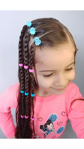 Amei😍❤️ #penteadoinfantil #peinados #penteadododia #penteadodemenina #penteadodeprincesa #cacheadas #tutorial #hairstyle #tranças 