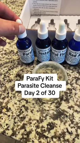 Day 2 of the ParaFy parasite cleanse! #parasitecleanse #parasites #parasite #candida #heavymetals #holistichealth #holistichealing #deworm 