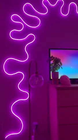 Transfor your room with this Neon Rope Light! #ledlights #leddecor #ledlightstrip #roommakeover