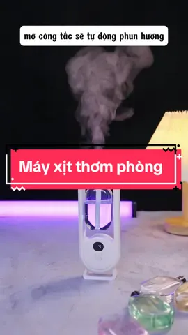 Xịt thơm phòng tự động 5 chế độ, mó màn hình hiển thị thời gian #xitthomphong #xitthomphongtudong #xitthomphongxachanh 