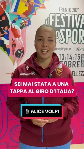 Alice Volpi, the world champion fencer specialising in foil, talks about her memories related to cycling, the Giro d'Italia and her most memorable sports achievements 🤺🚲🩷 #giro #giroditalia2024 #sport #interview #alicevolpi #cyclingtiktok 