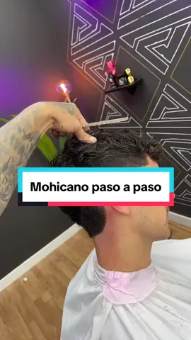 Mohicano marcado paso a paso #mohicano #pasoapaso #tutorial 
