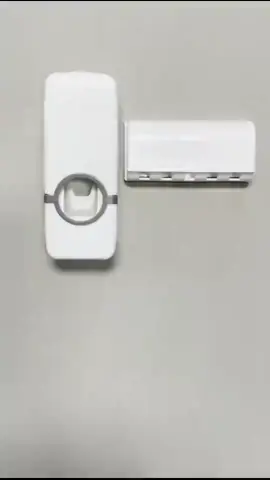 Name: Toothpaste Dispenser Set Material: ABS and Plastic. The holder can simultaneously release 5 pcs toothbrushes. Vacuum technology Pump out the last drop of toothpaste to avoid waste of toothpaste. Hygienically Brushing your tooth in the bathroom Own this dispenser, much more convenient, and your family shall enjoy Details: Toothbrush Holder Automatic Toothpaste Dispenser Set Dustproof Sticky Suction Wall Mounted Toothpaste Squeezer for Bathroom. Retail Price: 999 Discounted price: 699 Order now 03327564754 Dc may apply #toothpastedispenser #bathroomrenovation #bathroomorganizer #toothpastepump #ToothbrushHolder  #bathroomorganization  #bathroomaccessories #washroomaccessories #luxurywashroom 