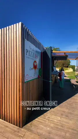 Découvrez le container aménagé en pizzeria 🍕 #snack #pizzeria #container #shippingcontainer #foodtruck #fastfood #festival #event #evenement #bordeaux #transport #concert #restauration 