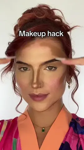 What do you think of this makeup technique?? #makeuphack products: @L'Oreal Paris infallible concealer @milkmakeup contour stick in baked @madebymitchell blursh @YSL Beauty all hours foundation #milkmakeuppartner #liveyourlook 