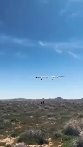 Stratolaunch - one if the largest airplane in the world 📽️Reposted via @skyships_world This video is used only for entertainment purpose and all credits and rights are reserved and belong to their respective owners 📷 DM for removal Join our Aviation Community Follow 👉@skyships_world Follow 👉@globalaviation0 The Scaled Composites Model 351 Stratolaunch or Roc is an aircraft built by Scaled Composites for Stratolaunch Systems to carry air-launch-to-orbit (ALTO) rockets, and subsequently repurposed to offer air launch hypersonic flight testing after a change of ownership. It was announced in December 2011, rolled out in May 2017, and flew for the first time on April 13, 2019, shortly after the death of founder Paul Allen. The aircraft features a twin-fuselage design and the longest wingspan ever flown, at 385 feet (117 m), surpassing the Hughes H-4 Hercules 