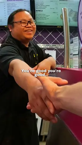 I bought a booster juice drink then THIS happened 🥺❤️ #kindness #boosterjuice #customerservice