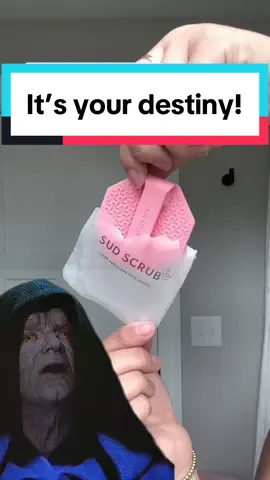 Replying to @imateddybear17 Sud Scrub is your DESTINY! #starwars #sudscrub #emporerpalpatine #facescrubber 