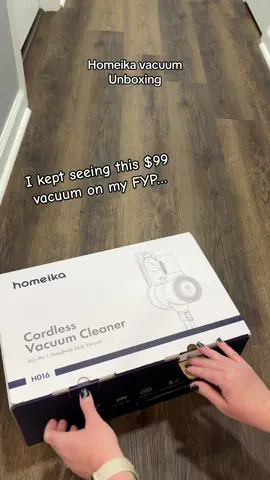 Homeika vacuum #homeikavacuum #tiktokshop #tiktokshopfinds #vacuumcleaner #vacuumunboxing #cordlessvacuum 