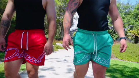 Double Mesh Embroidered Shorts 🩳 #shorts #Summer #mesh #embroidery #workout #breathable #red #seagreen #white #black #fypシ #sunshine #beautifulday #geothermal #rotorua #primal 