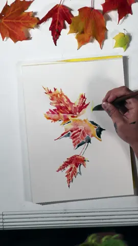 Giving Fall 🍁🍂 watercolor study
