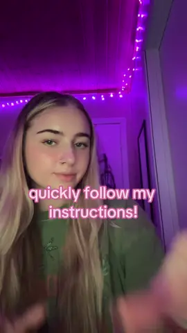 fast follow my instructions+lights! 🤓 #fyp #foryou #asmr #asmrsounds #asmrvideo #fastasmr #fastandaggressiveasmr 