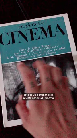 Diseñador editorial ~Cahiers du cinema como referente editorial. Planear el concepto de nuestra publicación #tipografia #diseñoeditorial #diseñografico #graphicdesign #typography #editorialdesign #BookTok #cahiersducinema 