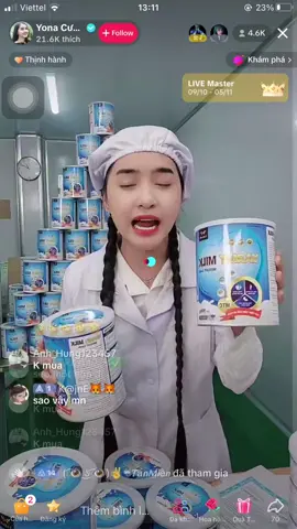 Gửi bé Yona Cương mình không đi học thì mình cũng phải có chút kiến thức gì đó chứ, ít nhất là sự hiểu biết về cái sản phẩm mình đang bán chứ. Ham tiền để đi pr cho cái loại sữa gia công, hại sức khoẻ người khác thì nghiệp mang vào người thôi . #TikTokAwardsVN2023 #xuhuong #thinhhanh 