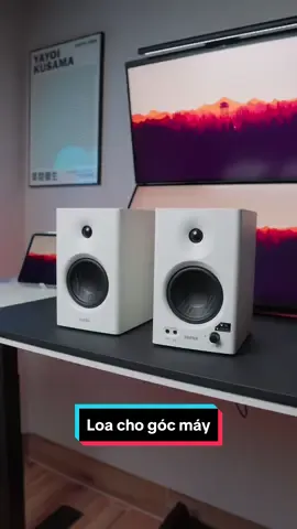 Loa edifier mr4 nghe hơi chán nên thêm tí đồ chơi để nghe ok hơn #desksetup #edifier #edifiermr4 #deskaccessories#deskTokAwardsVN2023 