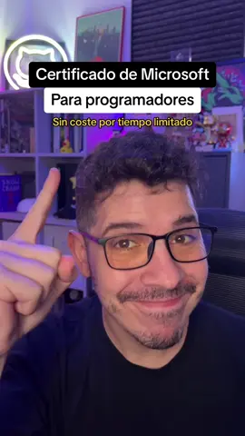 ¡Microsoft y GitHub sacan un certificado gratuito oficial! Se puede hacer sin coste por tiempo limitado y puedes registrarte ya. ¿Qué aprenderás? Cómo usar los productos de GitHub, Cloud e Inteligencia Artificial. El certificado es digital y podrás añadirlo en tu perfil de LinkedIn. Podrás terminar todos los retos hasta el 30 de noviembre ¡No te lo pierdas y compártelo con tus amigos!  #github #microsoft #programacion #programadores #software
