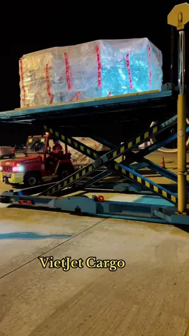 VietJet Cargo vận chuyện kiện hàng hơn 1 tấn bằng cách nào #TikTokAwardsVN2023 #xuhuong #vairal #maybay #airportramp 