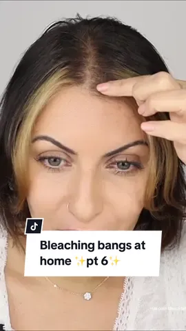 The roots are not giving #blondehairfail #bleachhairathome #athomecolor #bleachingbangs #moneypiecehair #haircolorathome 
