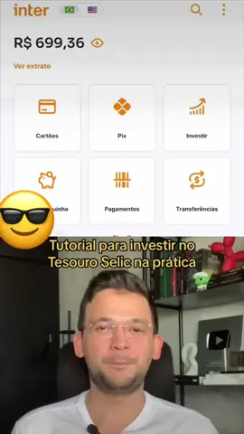 Passo a passo para investir no tesouro selic #AgoraVocêSabe 
