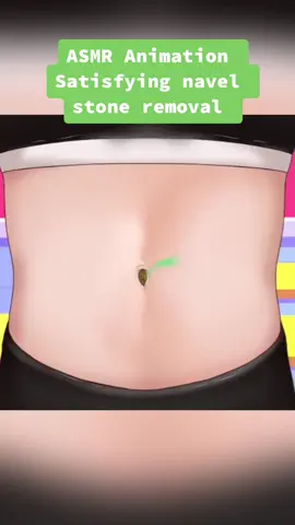 ASMR Animation Satisfying navel stone removal animation#ASMR #asmrsounds #treatment #wowbrain #care #healing #satisfyingvideo #trending #satisfying #asmr #asmrvideo #foryou #usa #makeup #skincare #asmrskincare