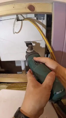 Zero access for toilet siphon swap! New cisten from viva! #plumbing #howto #plumber #bathroom #DIY
