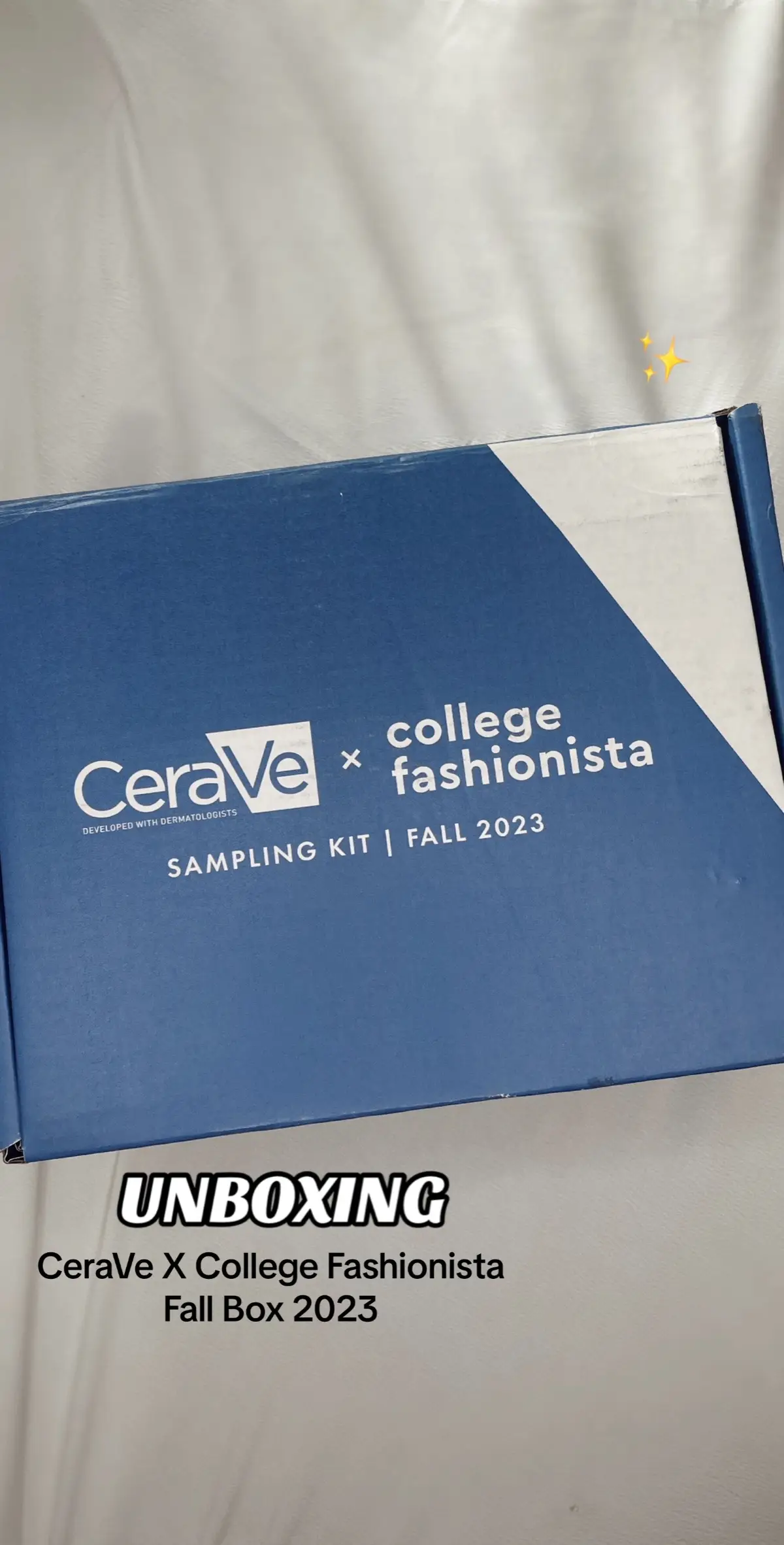 lil’ unboxing video, i love u cerave & college fashionista🫶🏻 @CeraVe @College Fashionista #ceravexcollegefashionista #hcxcerave #unboxing #skincare #collegefashionista #cerave #haulvideo #pr #microinfluencer #ugc #contentcreator #hercampus #fyp #fypシ #foryoupage 