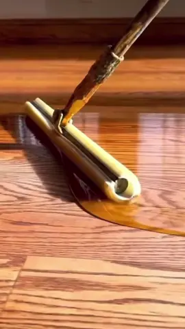 Epoxy resin is used to protect wooden floors. #resin #epoxy #epoxyresin #epoxyfloor #woodenfloor