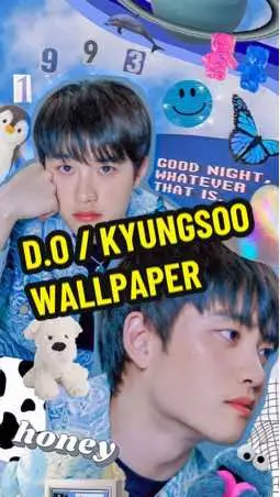 Save it~ Use it to shine your phone everyday with DO KYUNGSOO 😆❤️✌🏻 #kyungsooexo #doexo #kyungsoo🐧 #exoweareonesaranghaja 