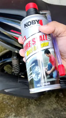 Super effective nito mga katol😍 no more flat na sa ating mga gulong😁 KOBY TIRE SEALER AND INFLATOR😍 #motorcycleaccessories #motorcycle #aerox #sealant #motor #caraccessories #foryoupage #fyppppppppppppppppppppppp #fyp #kobytiresealer #kobytiresealer #tiresealer #tireinflator #KOBY 